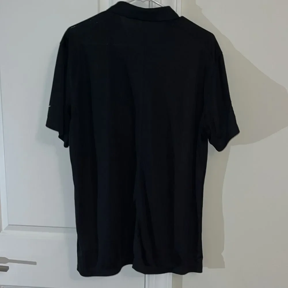 Black Nike Dri-Fit Men’s Special Olympics Golf Short Sleeve Polo Shirt Size L